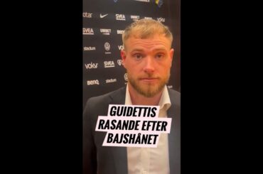 Guidetti rasande efter bajshånet #shorts