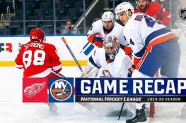 Red Wings @ Islanders 10/30 | NHL Highlights 2023