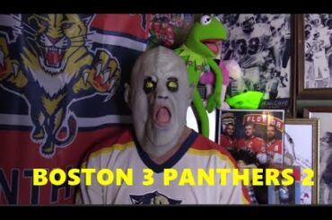 Florida Panthers Lose to Boston Bruins 3-2 OT Ullmark vs Bob