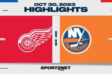 NHL Highlights | Red Wings vs. Islanders - October 30, 2023