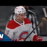 Canadiens' Sean Monahan Gets Gifted With Easy Shorthanded Goal Off Adin Hill's Gaffe