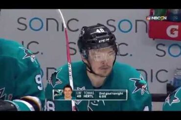 Tomas Hertl 5th Goal in 2016 Playoffs