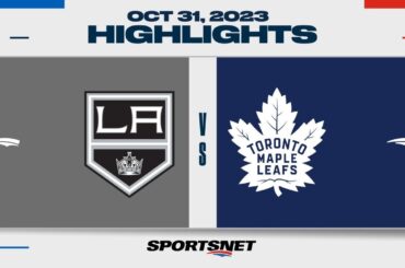 NHL Highlights | Kings vs. Maple Leafs - October 31, 2023