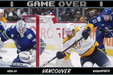 Canucks vs Nashville Predators Post Game Analysis - Oct 31, 2023 | Game Over: Vancouver