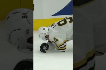 Jakub Lauko takes a skate blade to the face #shorts #hockey #injury #hit