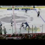 Shea Weber vs Ryan Kesler Dec 22, 2009 - Sportsnet feed