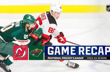 Devils @ Wild 11/2 | NHL Highlights 2023