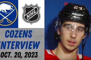 Dylan Cozens After Practice Interview (10/20/2023)