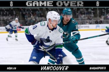 Canucks vs San Jose Sharks Post Game Analysis - Nov 2, 2023 | Game Over: Vancouver