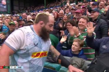 😉 Joe Marler sent off at Welford Road against Leicester Tigers, takes it well