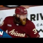 Coyotes' Liam O'Brien Scores Off Brutal Giveaway By Jets' Mark Scheifele