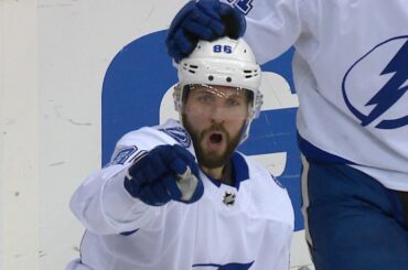 Nikita Kucherov tallies on magnificent passing play from Stamkos, Palat