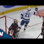 Lightning's Brayden Point Strikes Three Times to Score Second NHL Hat Trick vs. Senators