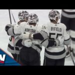 Kings' Adrian Kempe and Anze Kopitar Tip In Goals Just 18 Seconds Apart vs. Flyers