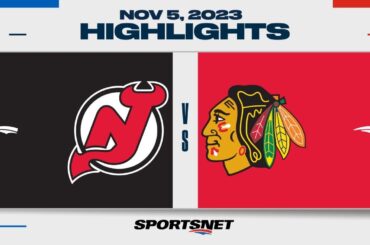 NHL Game Highlights | Devils vs. Blackhawks - November 5, 2023