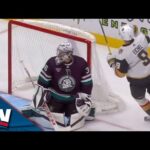 Golden Knights' Jack Eichel Wires Wicked Wrister Top Shelf Past Ducks' John Gibson