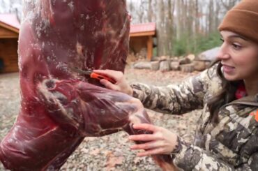 How To Butcher A Deer * EVERY STEP EXPLAINED *