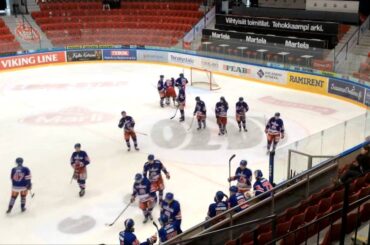 TUTO Hockey A vs. Blues A-akatemia – Maalivahti Iiro Salminen tekee maalin