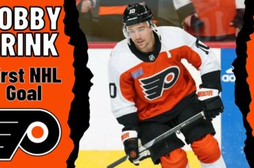 Bobby Brink #10 (Philadelphia Flyers) first NHL goal Oct 26, 2023