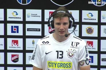 Mattias Samuelsson ”Långt ifrån vår bästa match”