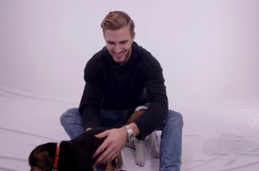 Wennberg won't leave the puppies!