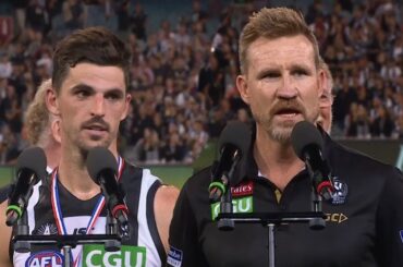 Essendon fans boo Scott Pendlebury Nathan Buckley calls it out | Round 6 2019