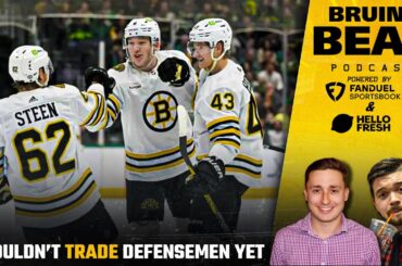 Why Bruins Shouldn’t Trade Any Defensemen Yet | Bruins Beat