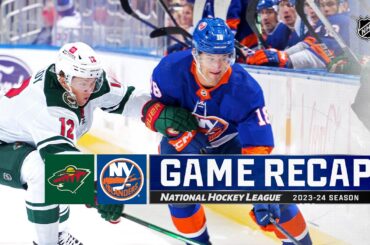 Wild @ Islanders 11/7 | NHL Highlights 2023