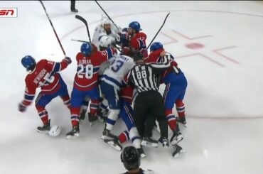 Montreal Canadiens Vs Tampa Bay Lightning Scrum