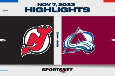 NHL Highlights | Devils vs. Avalanche - November 7, 2023