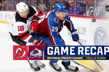 Devils @ Avalanche 11/7 | NHL Highlights 2023