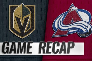 Varlamov's 40-save shutout leads Avs past Vegas