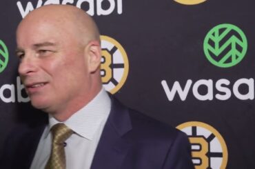 Jim Montgomery on Bruins Win vs Stars | Postgame Interview