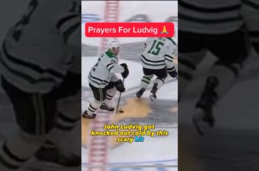 John Ludvig’s Scary Knockout Injury From His NHL Debut #shorts