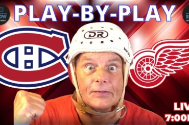 NHL GAME PLAY BY PLAY: CANADIENS VS RED WINGS