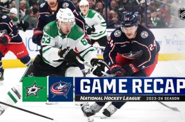 Stars @ Blue Jackets 11/9 | NHL Highlights 2023