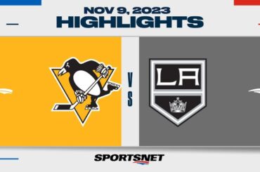 NHL Highlights | Penguins vs. Kings - November 9, 2023