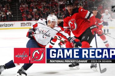 Capitals @ Devils 11/10 | NHL Highlights 2023