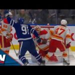 William Nylander Has Eyes In The Back Of His Head, Feeds John Tavares For A Nasty Assist