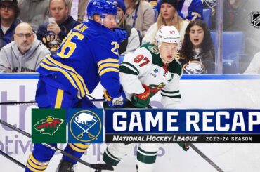 Wild @ Sabres 11/10 | NHL Highlights 2023