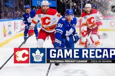 Flames @ Maple Leafs 11/10 | NHL Highlights 2023