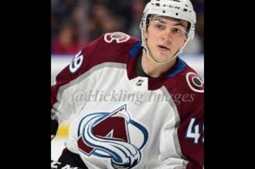 Sam Girard and dog Colorado Avalanche