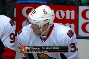 #33 Jakob Silfverberg  Nice Tip-In Goal (Ottawa Senators vs New York Islanders Mars 19. 2013) NHL HD