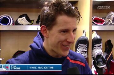 Ryan Strome Thrilled With Blueshirts Debut | New York Rangers | MSG Networks