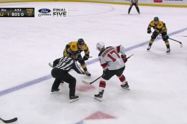 Jack Edwards "This is a clinic on how not to call a game" - Mad at offside call - Devils vs Bruins