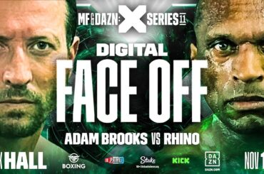 "It's going to be an all out WAR!" Adam Brooks vs Rhino Digital Face Off | X Series 011
