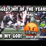 Devon Witherspoon makes BIGGEST HIT OF THE YEAR! 😳🔥 Cardinals Vs Seahawks 2023 highlights