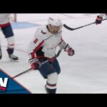 Alex Ovechkin Fires A Dart Off The Faceoff For His Third Goal Of The Season