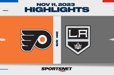 NHL Highlights | Flyers vs. Kings - November 11, 2023