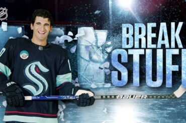 Breaking and Shattering Giant Objects on Ice | NHL Break Stuff with Matty Beniers